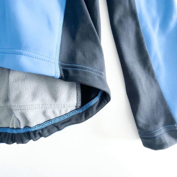 Pearl iZumi Gavia Men's Fleece Jacket Full Zip Turtleneck Blue Medium NWT - Picture 3 of 7